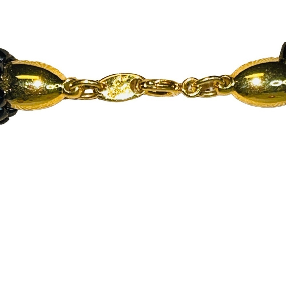 Vintage Trifari Multi-Strand Black Seed Bead Necklace, Statement Knotted Design - Picture 5 of 8